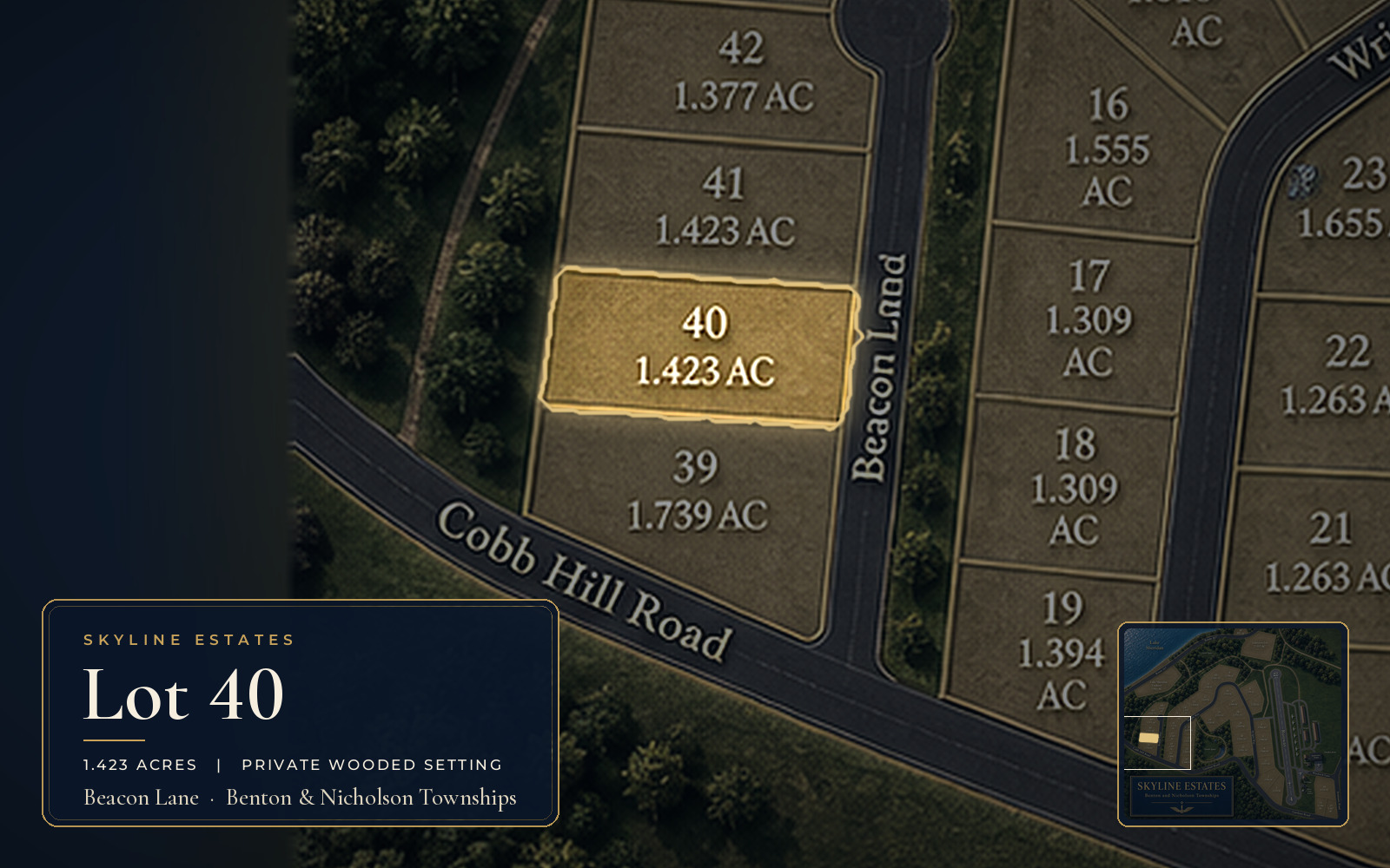 Lot 40 property view